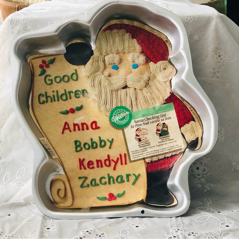 Wilton Santa’s List Cake Pan